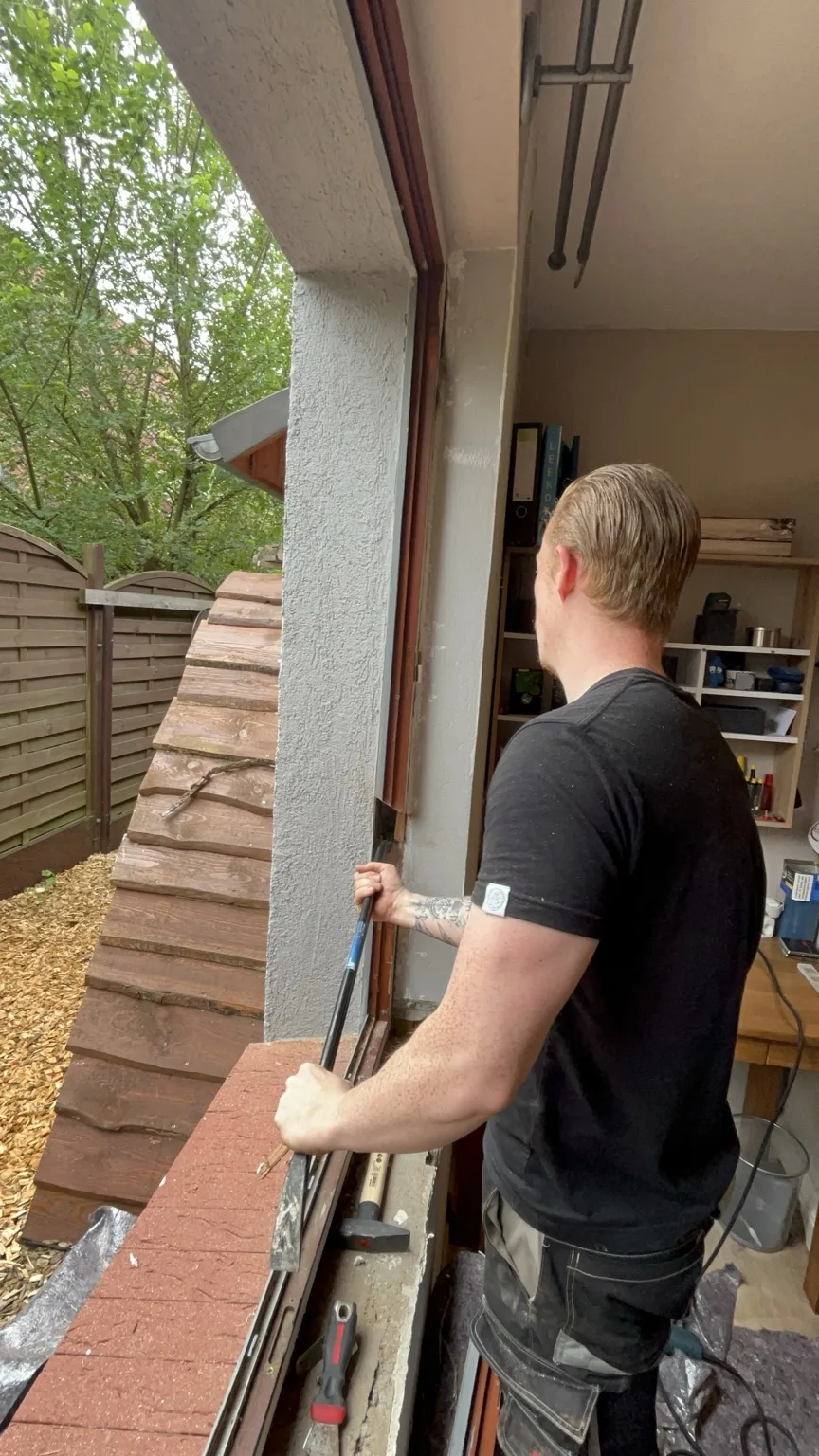 Fenstermontage mit Endergebnis – Referenzprojekt von Volkmann Bauelemente